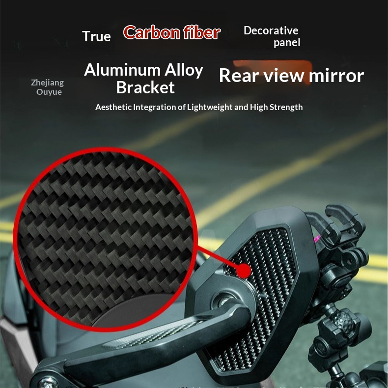 Compatible With BMW R1250GS ADV Waterbird Modified Carbon Fiber Rearview And Side Mirror 800MT 525X Accessories_voghion.com