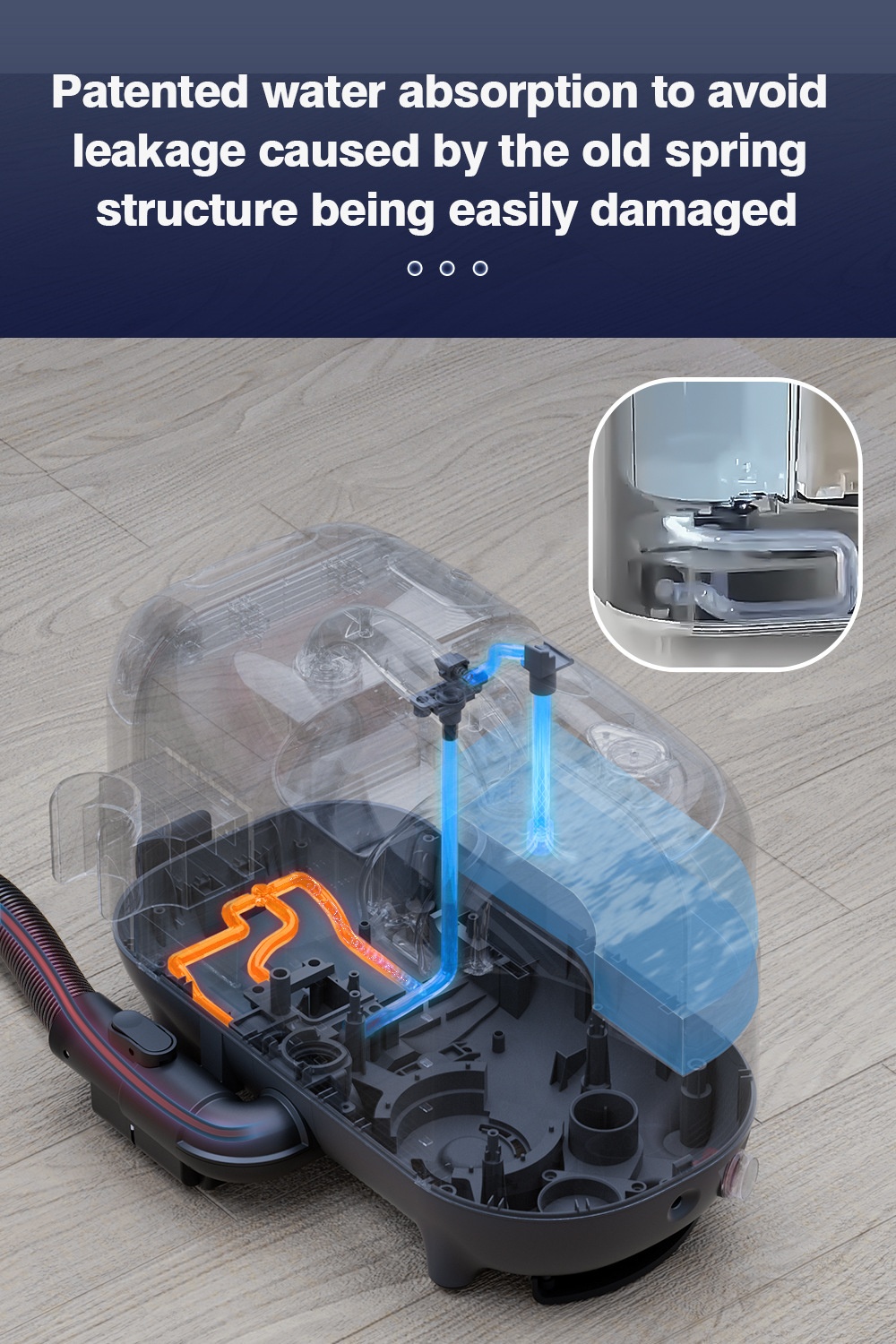 Aangepaste W06 textielreinigingsmachine, huishoudelijke stoomsterilisator met hoge temperatuur voor banken, tapijten en matrassen._voghion.com