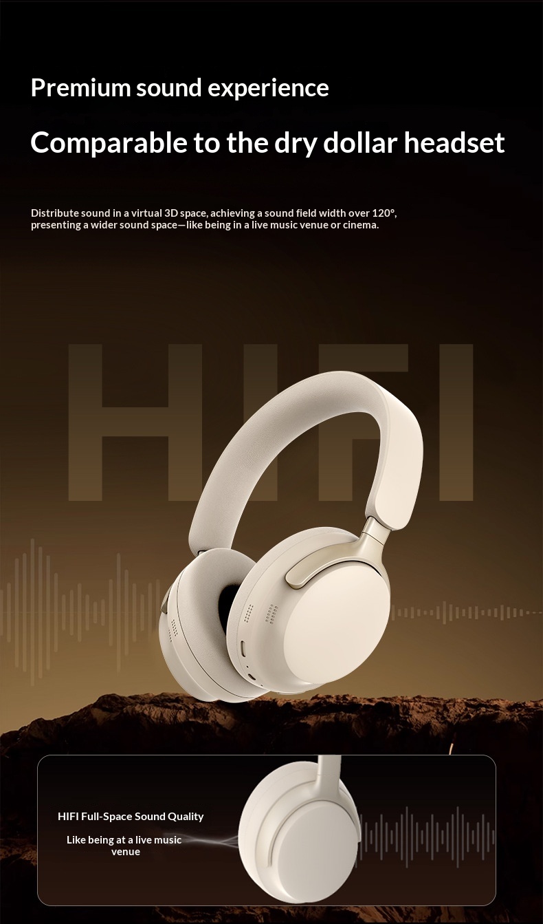 Bluetooth Headphones Wireless Stereo Over-ear Headset For Mobile_voghion.com