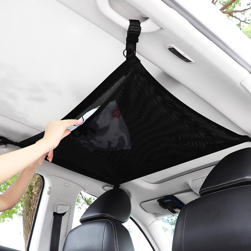 Rete portaoggetti da soffitto per auto organizer da viaggio_voghion.com