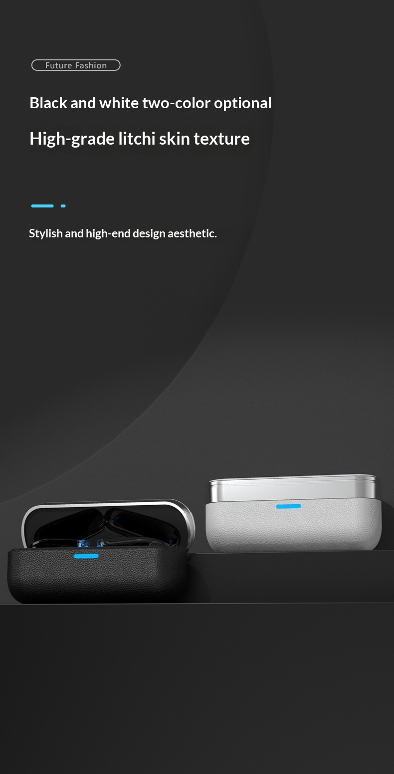 Bluetooth Headphones With Luxury Lychee Texture And Wireless Audio_voghion.com