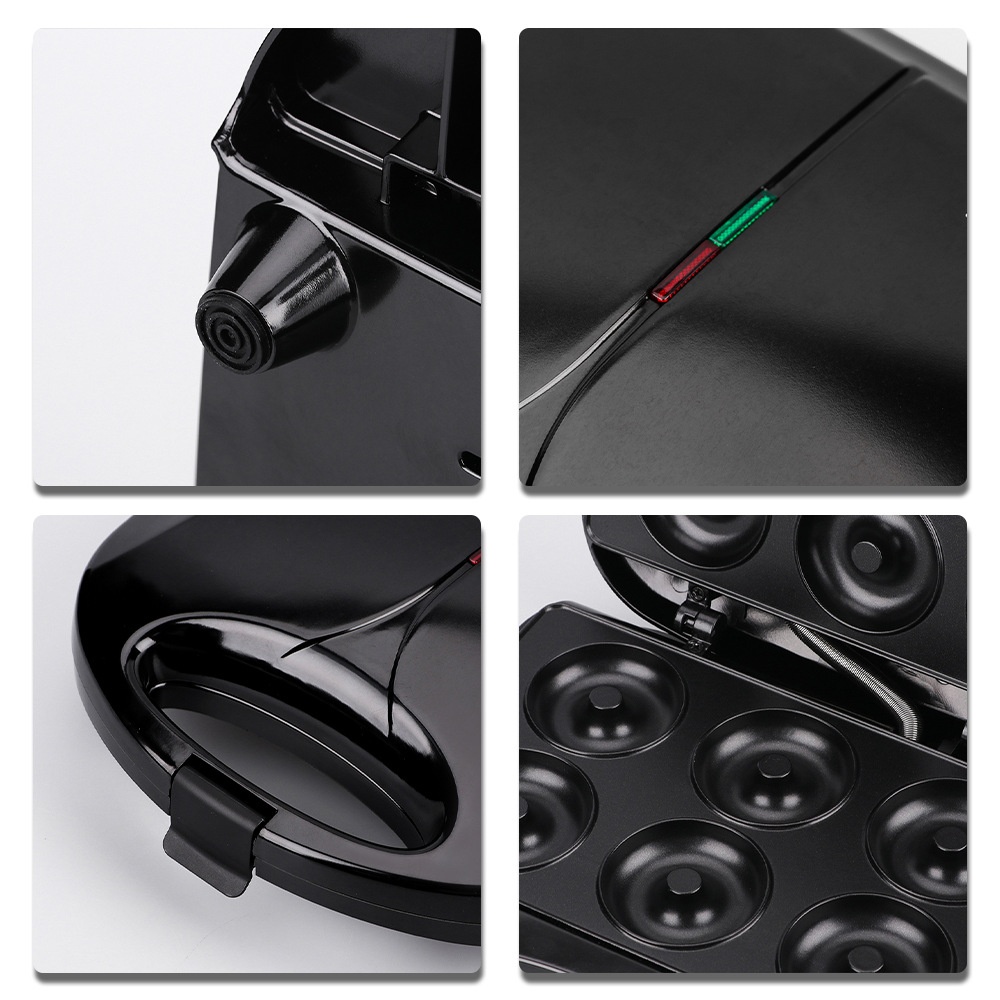 RAF EU Standard Household Breakfast Donut Fully Automatic Mini Round Cake Double-Sided Heating Electric Griddle Light_voghion.com