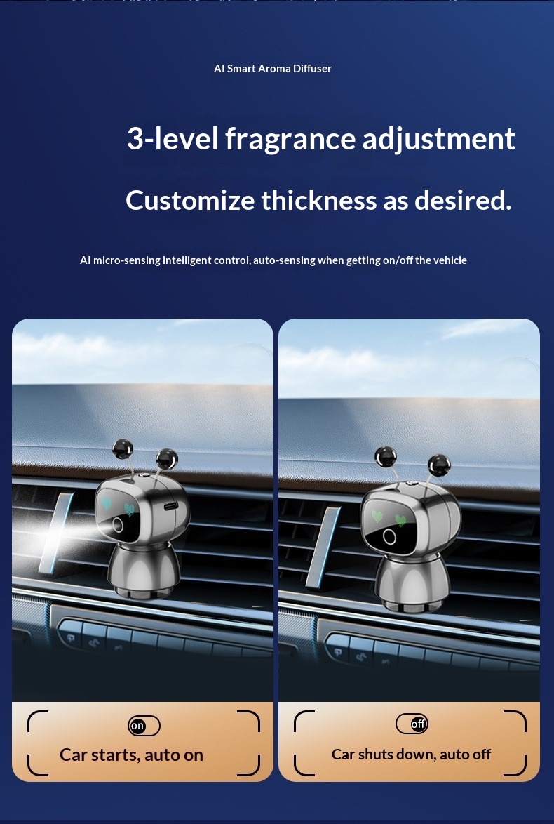 Diffuseur de parfum robot intelligent pour ventilation auto_voghion.com