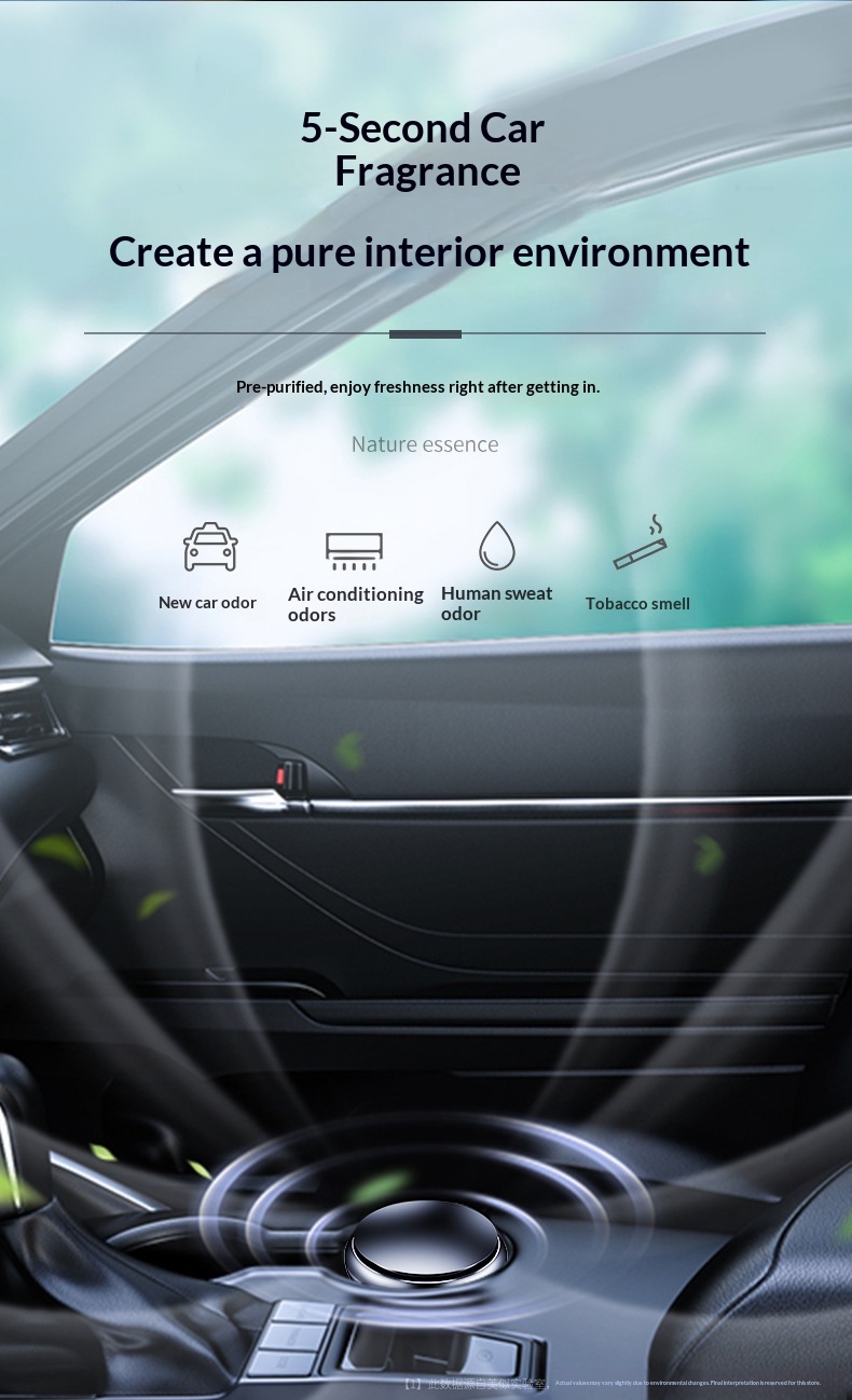 Ufo formad billuftfräschare med metallbas och doft_voghion.com