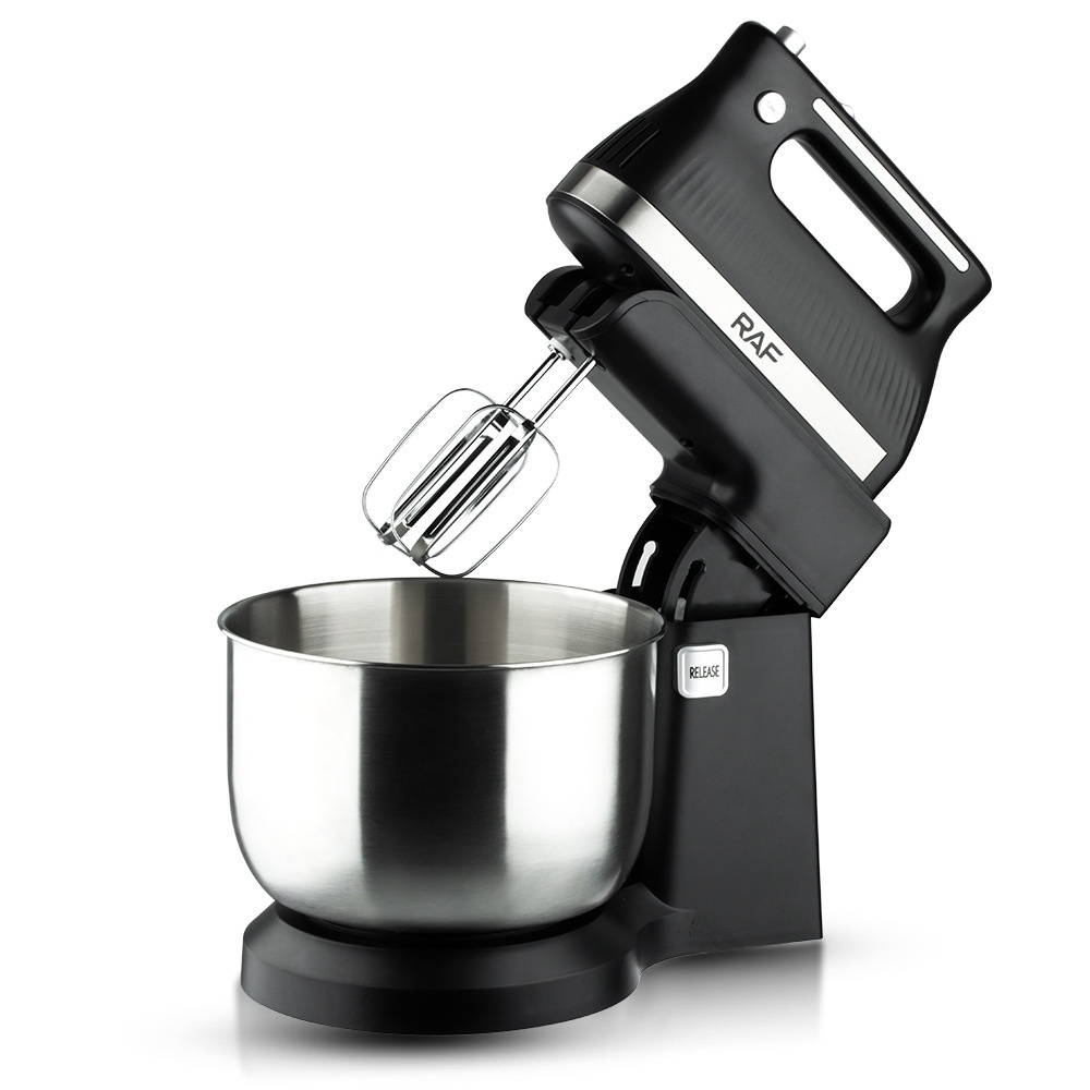 RAF EU Standard Cross-Border Multifunctional Beater Mechanical Multi-Speed Adjustable Electric Cream Egg Dough Mixer_voghion.com