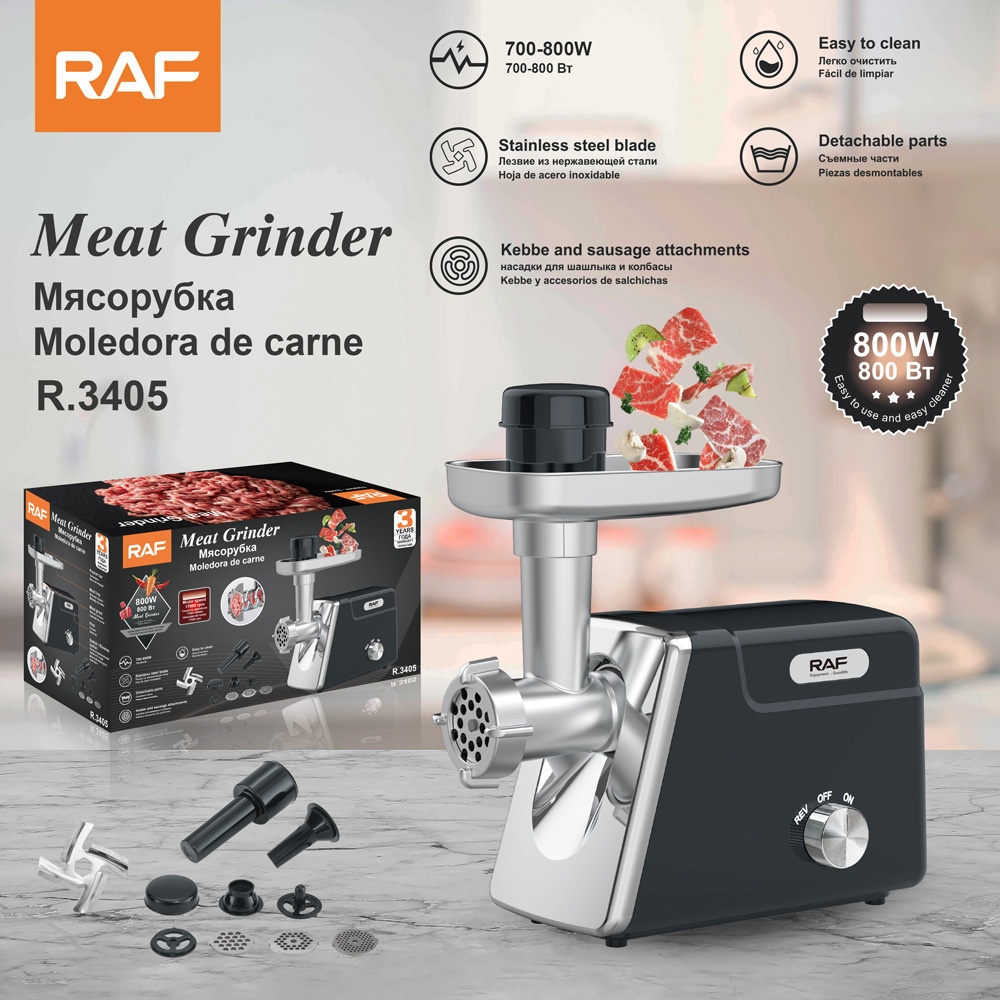 RAF European Standard Cross-Border 220v Household Small Meat Grinder 3000g 400w Mixer R.3405_voghion.com