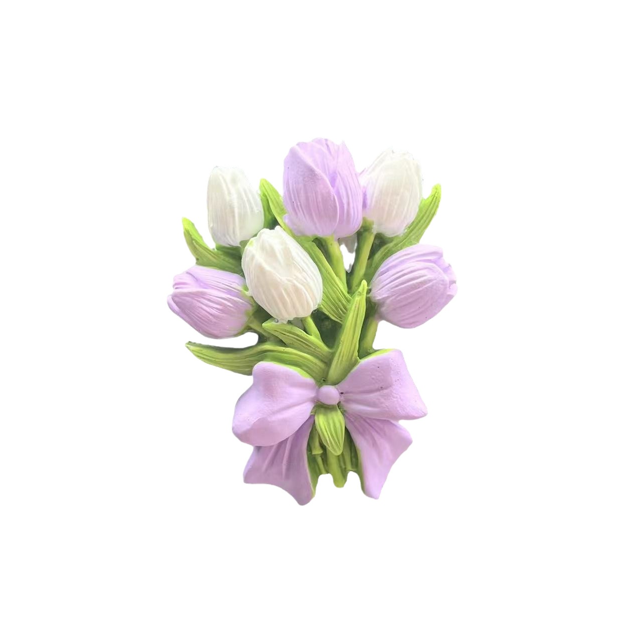 Niche Tulp Luchtverfrisser Diffuser Steen Elegante Bloem Auto Luchtrooster Decoratie Hangende Vlinder Licht Geur_voghion.com