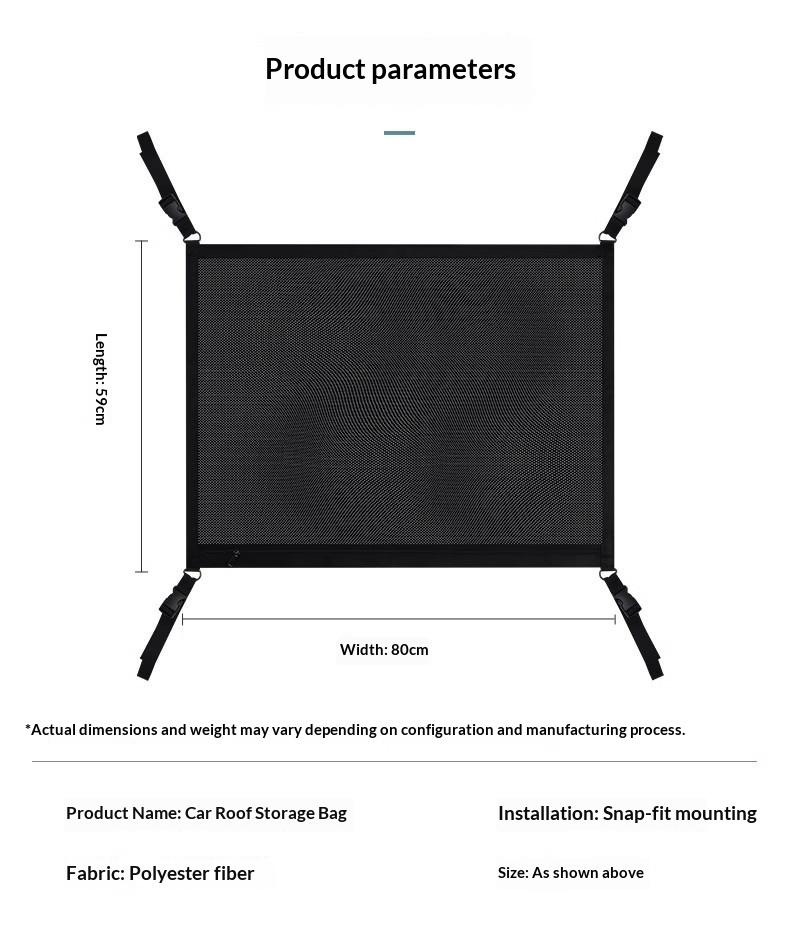 Rete portaoggetti da soffitto per auto organizer da viaggio_voghion.com