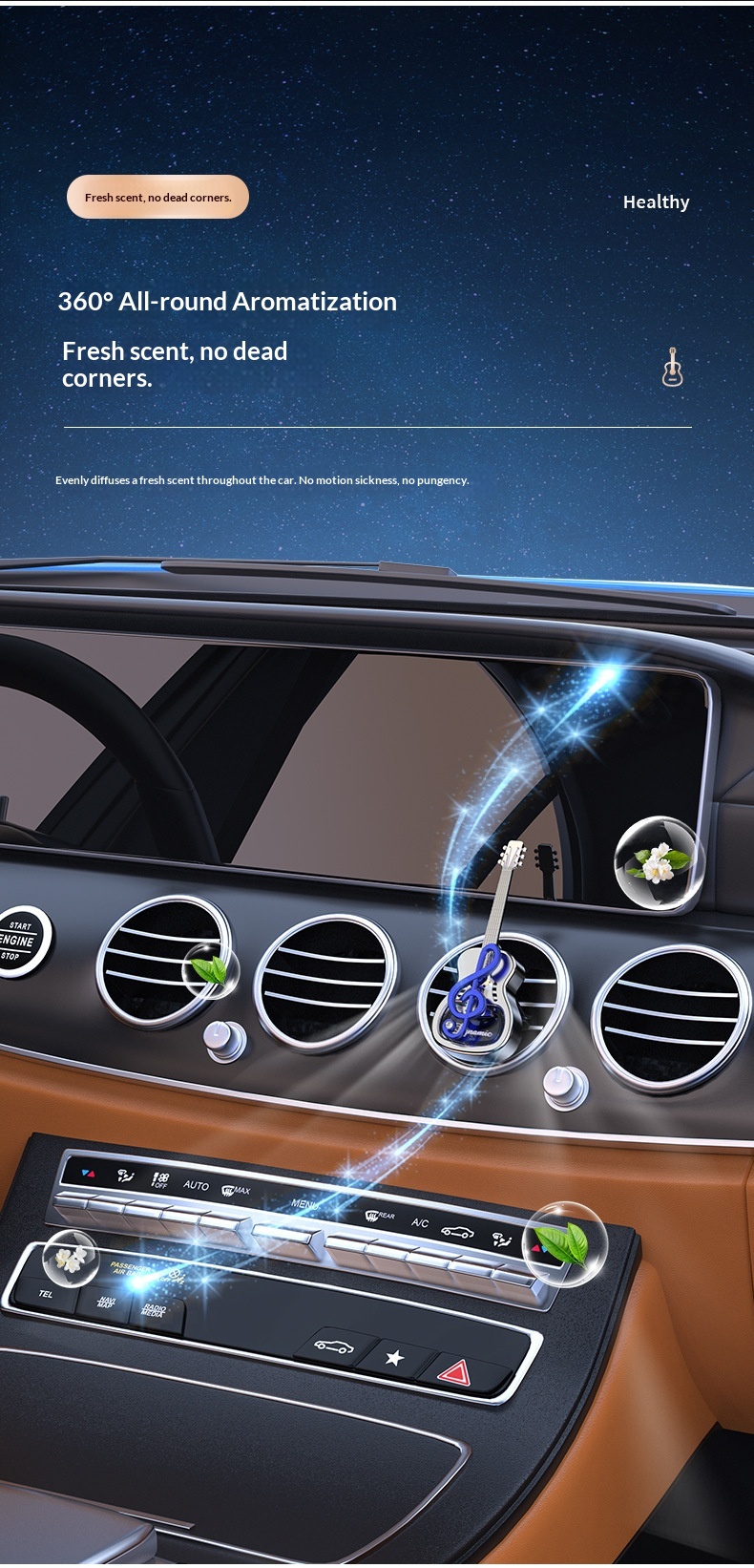 Auto Duftbaum Für Lüftung Mit Ätherischem Öl Für Langes Aroma_voghion.com