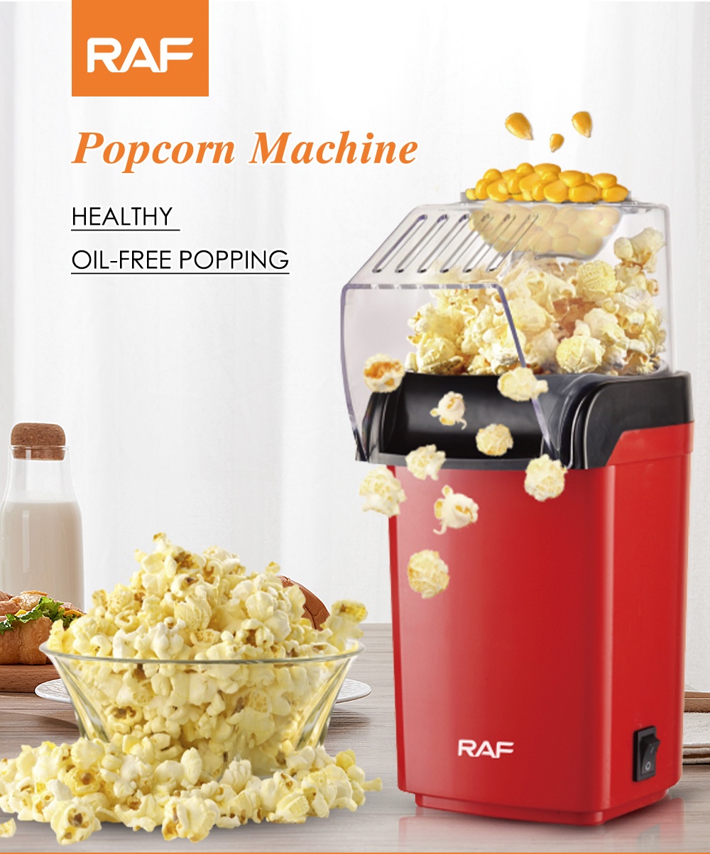 RAF EU Standard Household Maker Fully Automatic Mini Corn Popper Small DIY Popcorn Machine_voghion.com