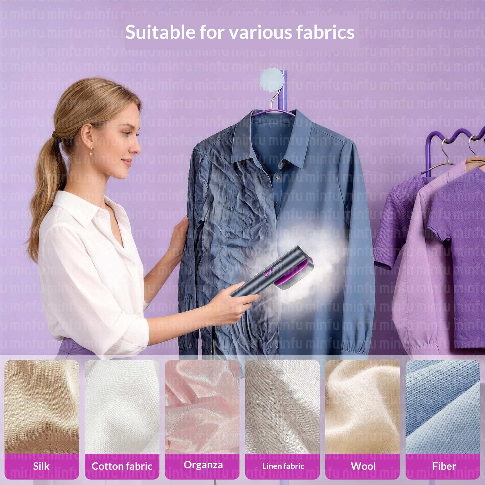 Handheld Garment Steamer For Clothes Portable Clothing Iron_voghion.com