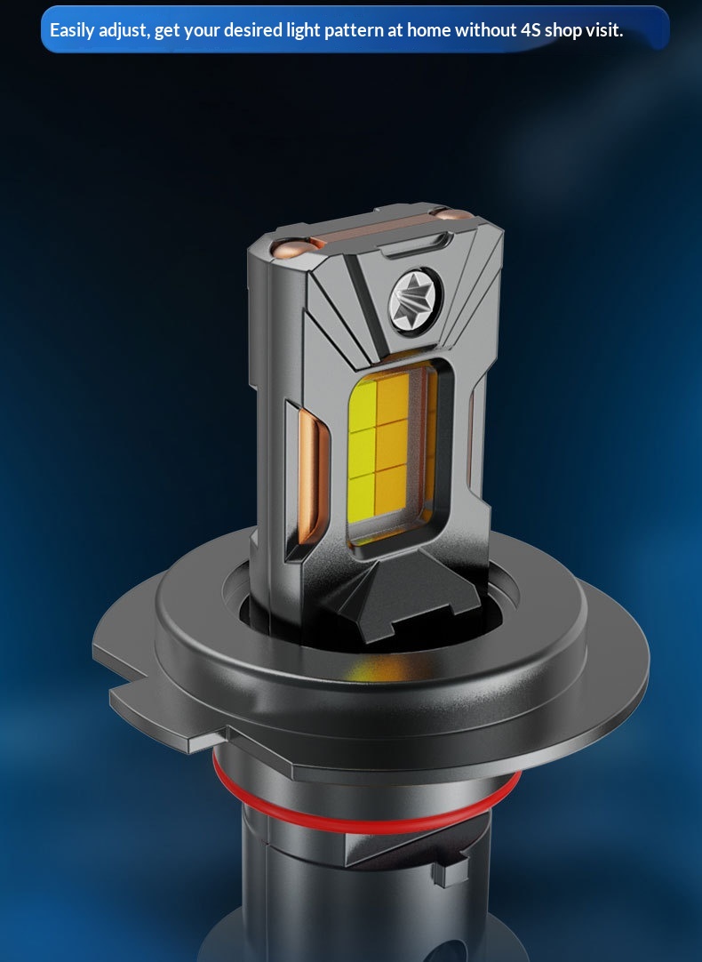 Żarówki led do reflektorów samochodowych trójkolorowy laser_voghion.com