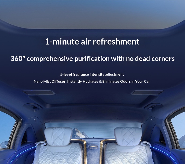 Ai Intelligent Car Air Freshener Automatic Fragrance Diffuser_voghion.com
