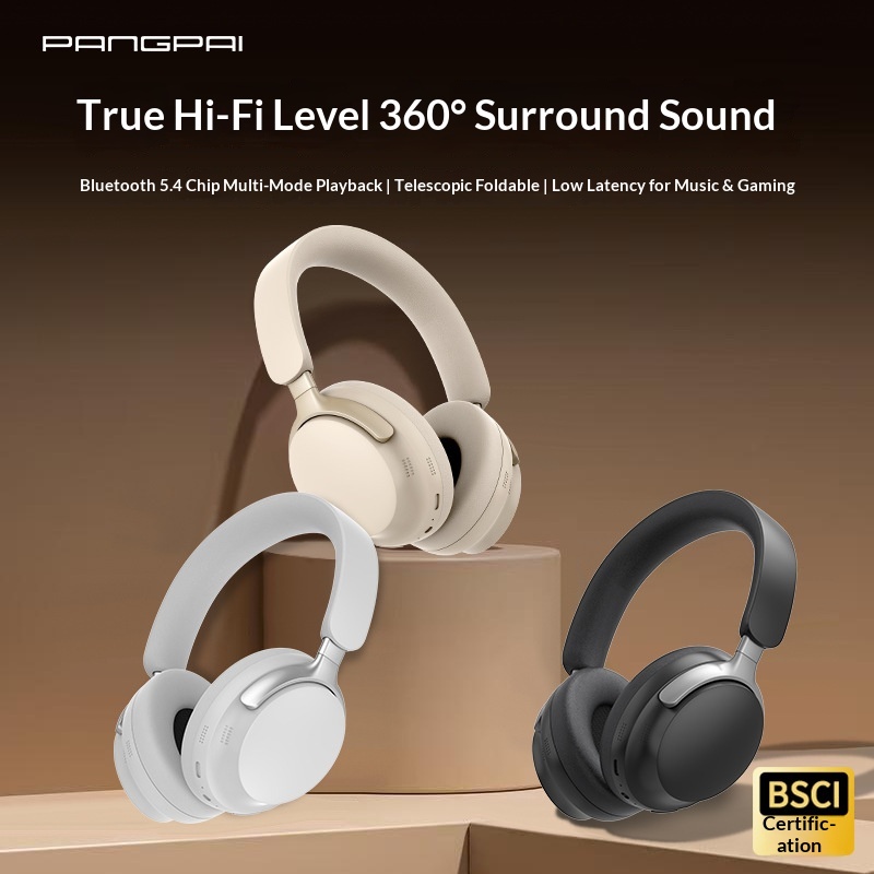 Neue Cross-Border P55 Over-Ear-Kopfhörer: Kabellose Bluetooth-Stereo-Kopfhörer in hoher Klangqualität, geeignet für Mobiltelefone_voghion.com