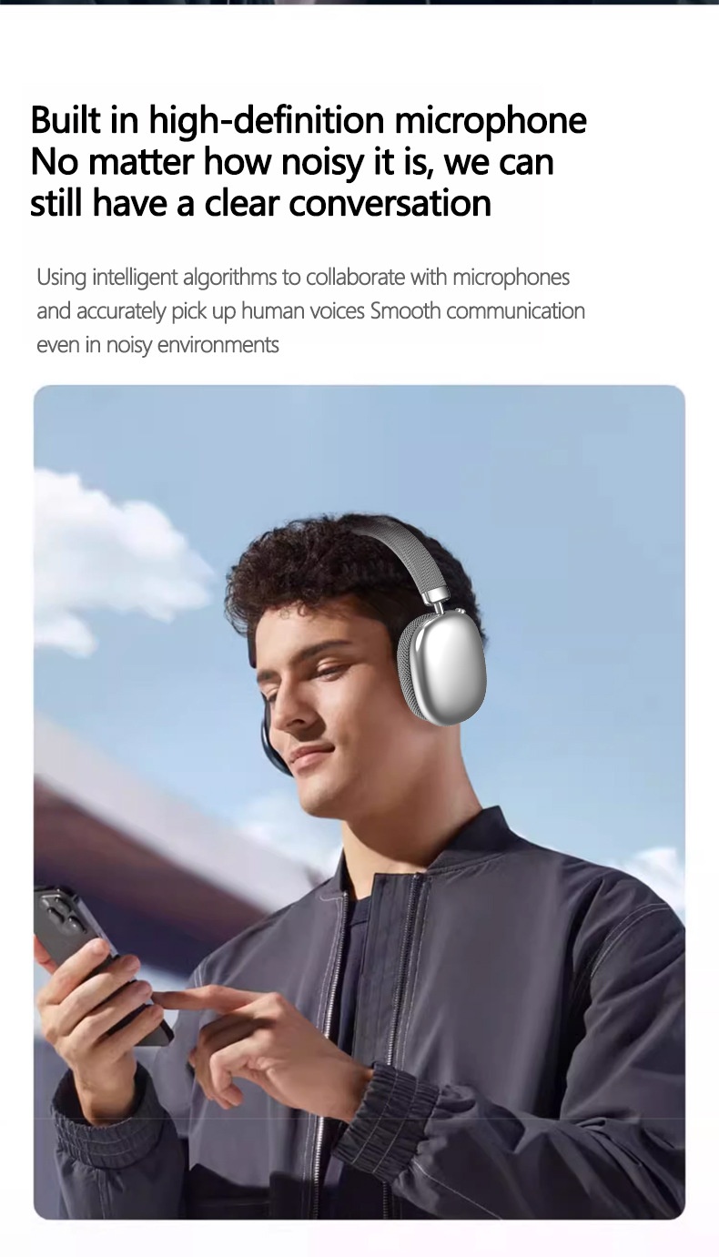 Cross-Border Hot-Selling Head-Mounted P959 Wireless Bluetooth Supports Card Insertion E-commerce Suitable For_voghion.com