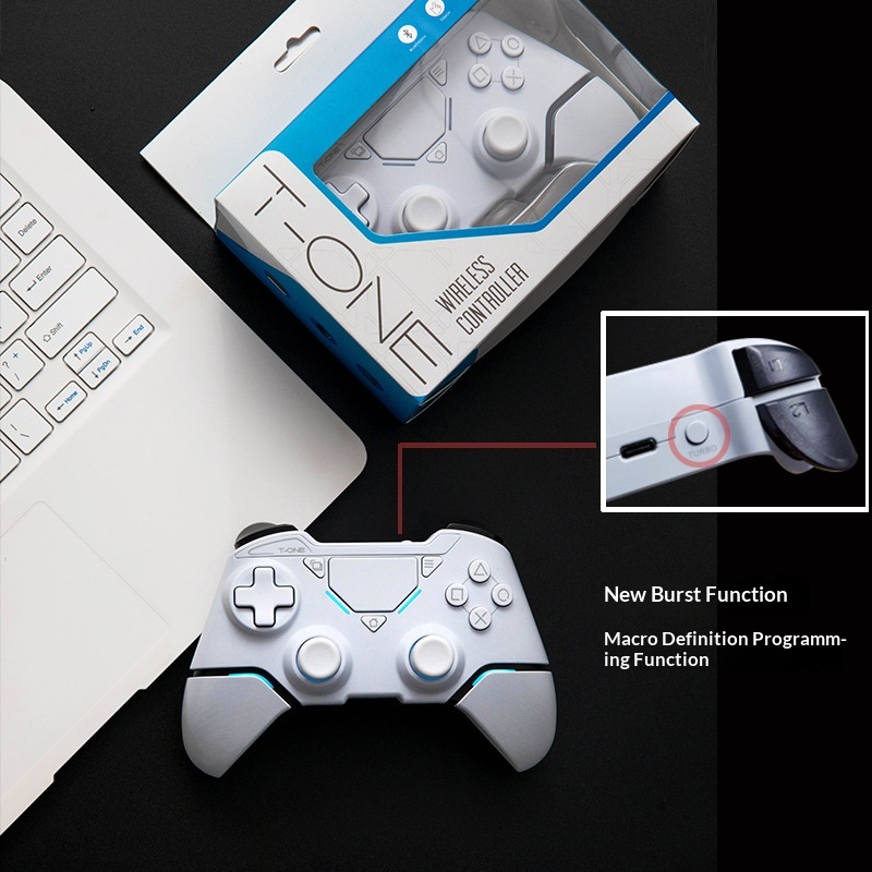 Manette T1B PS4 Pro, PC, tablette, Steam, It Takes Two, iOS, mobile, sans fil, Bluetooth, vibration_voghion.com