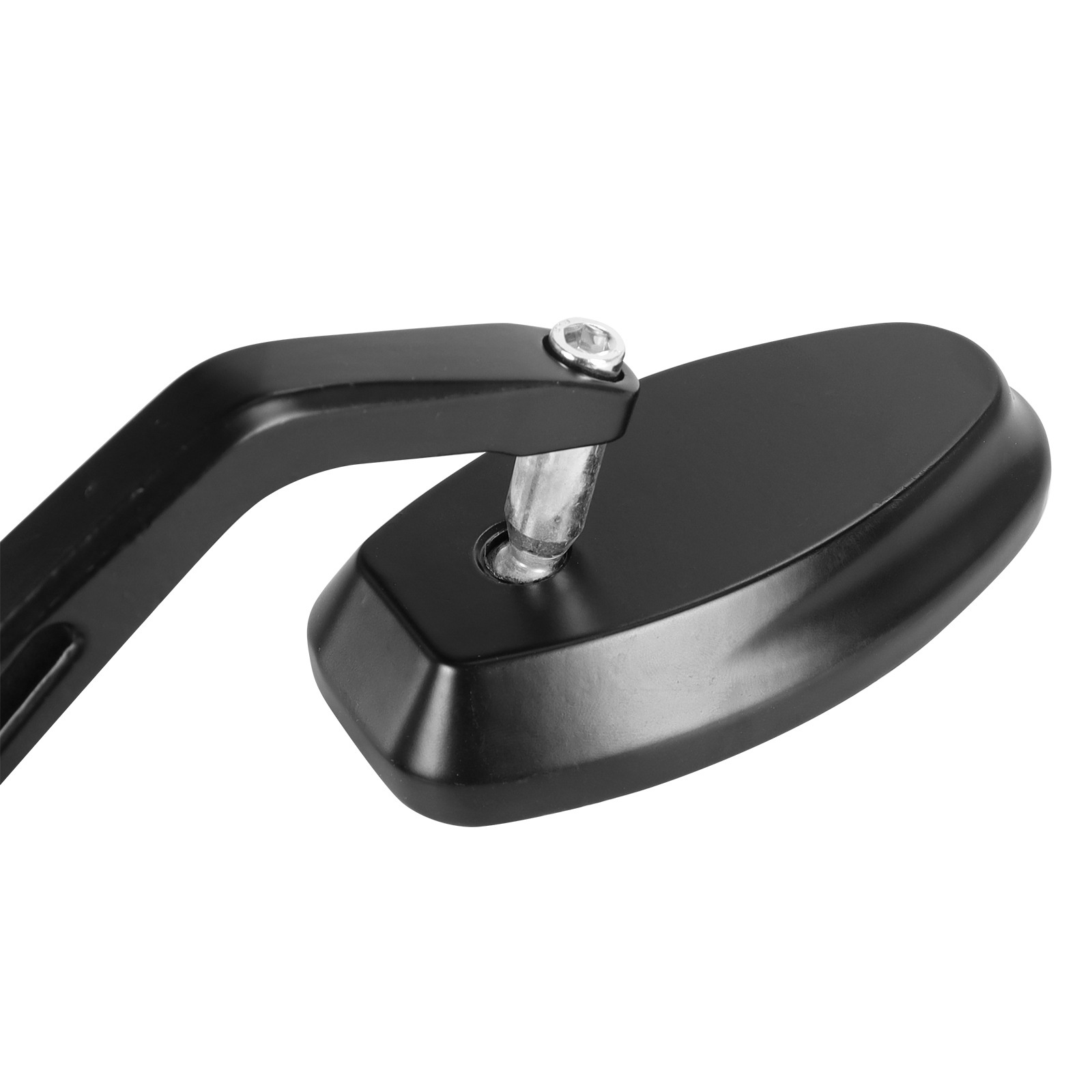 Specchietto retrovisore blu riflettente e girevole per manubrio pieghevole di moto e veicoli elettrici._voghion.com