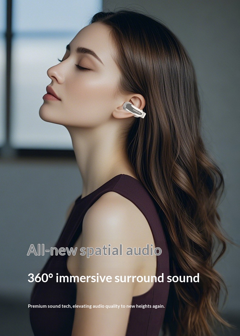 Wireless Bluetooth Earphones With Noise Cancelling And Ear Hooks_voghion.com