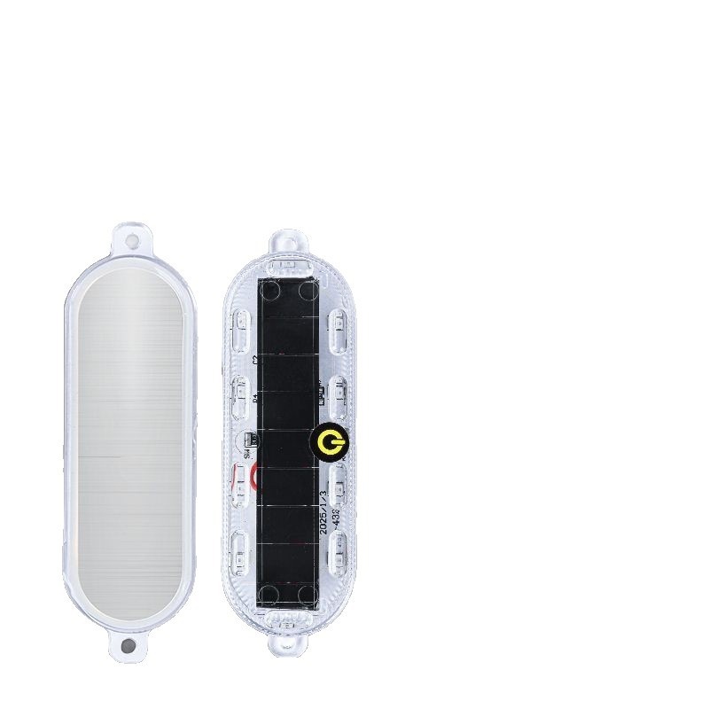Solar LED Warning Tail Red Blue For Motorcycle Bicycle Car Anti-Collision No Wiring Flashing Light_voghion.com