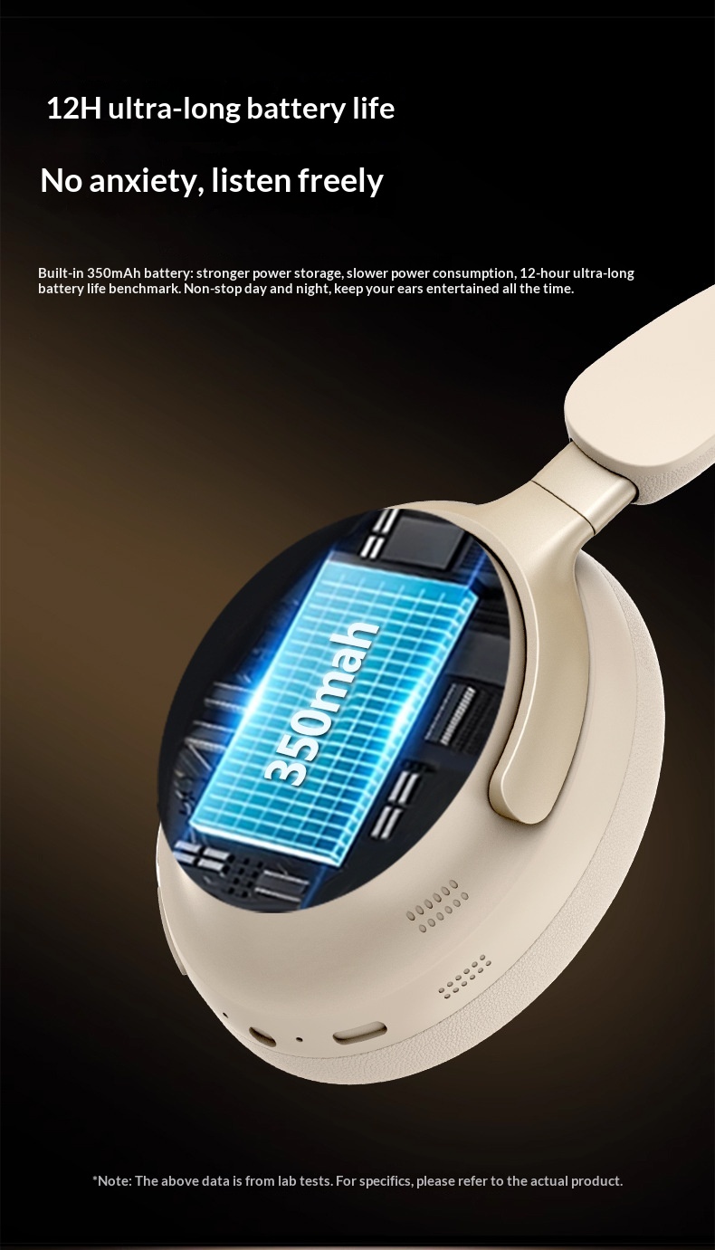 Bluetooth Headphones Wireless Stereo Over-ear Headset For Mobile_voghion.com