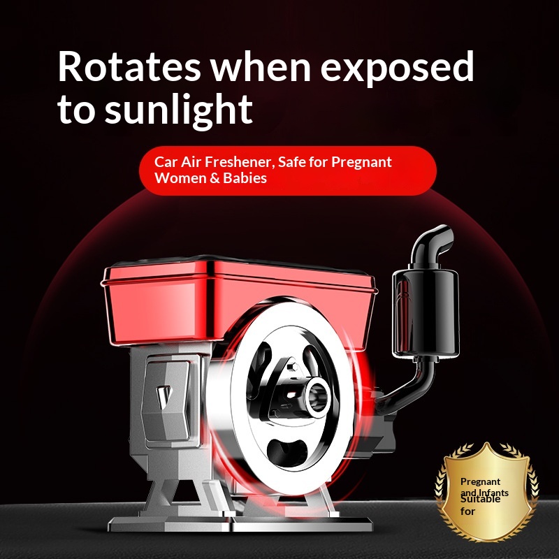 Cross-Border Fortune Machine Car High-End Long-Lasting Fragrance Solar Automatic Rotating Aromatherapy Perfume Ornament_voghion.com