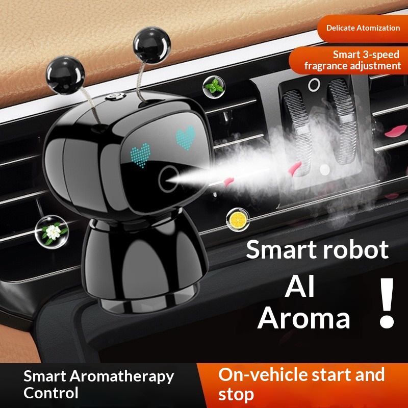 Robot diffuseur d'aromathérapie intelligent pour bouches d'aération, avec activation et arrêt automatiques, offrant une expérience sensorielle unique._voghion.com