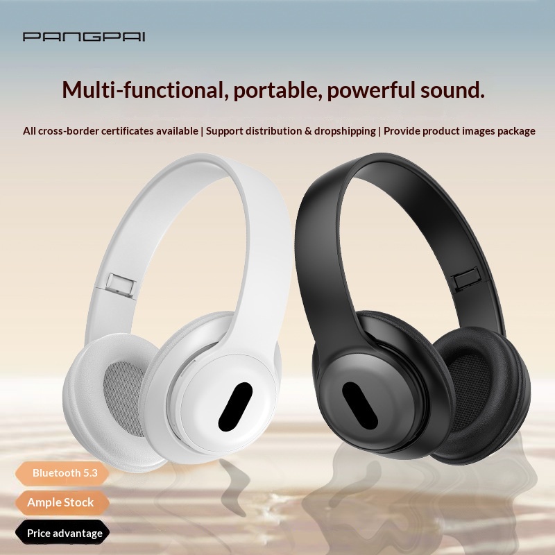 Over-ear Bluetooth Headphones Wireless Sports Headphones Long Battery Life_voghion.com