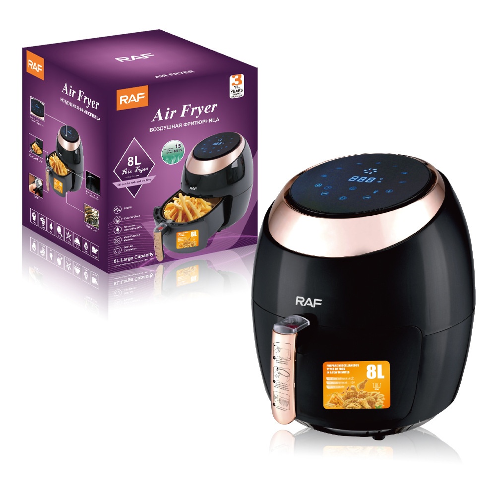 HAEGER Touchscreen Air Household Smart French Fries Fryer Smokeless Large Capacity Electric Oven_voghion.com