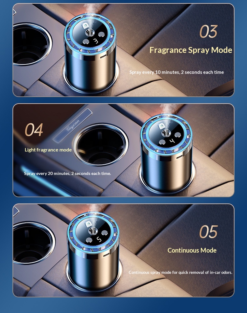 Ai Intelligent Car Air Freshener Automatic Fragrance Diffuser_voghion.com