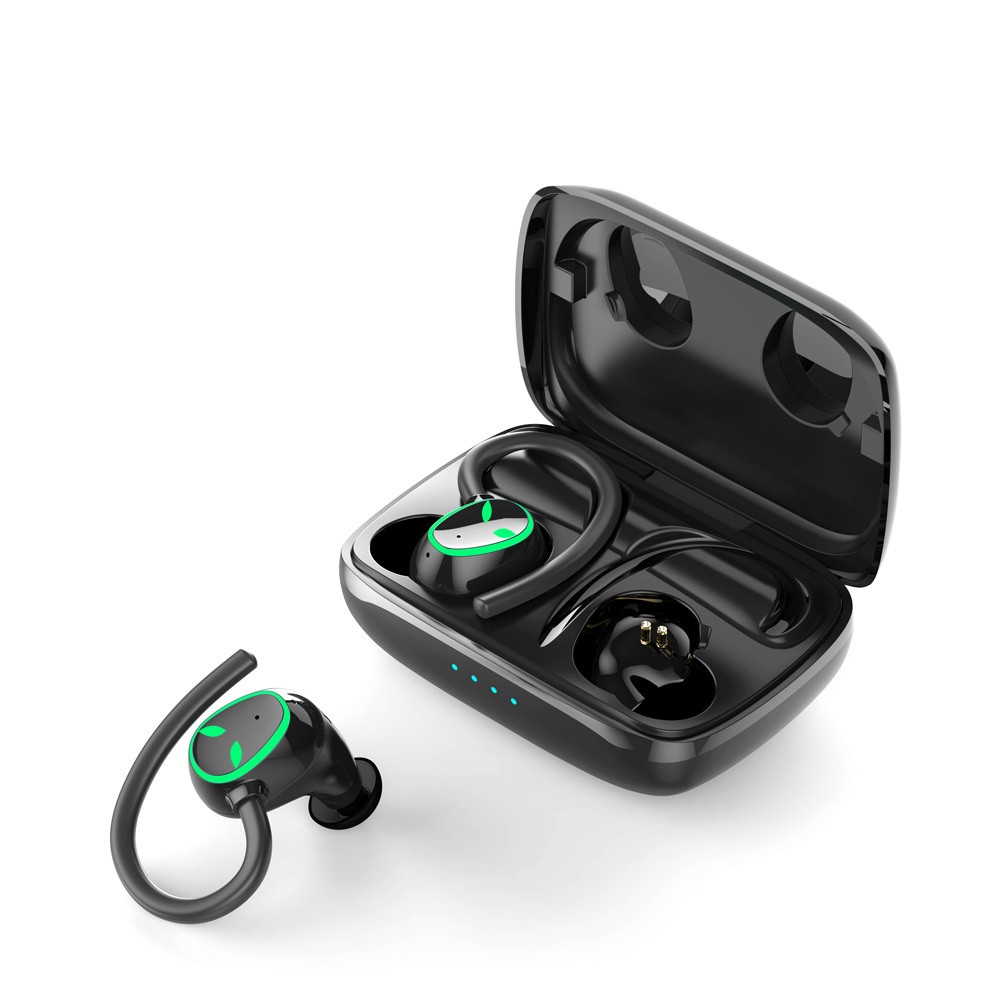 Sorgfältig ausgewählte, beliebte Bluetooth-Sportkopfhörer im Großhandel, TWS-Over-Ear-Stil, smart, wasserdicht, mit coolen LED-Leuchten,_voghion.com