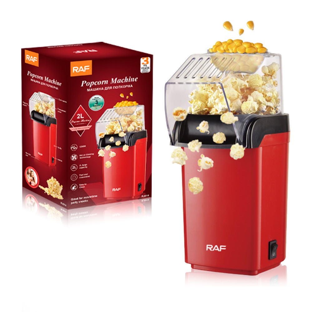 RAF EU Standard Household Maker Fully Automatic Mini Corn Popper Small DIY Popcorn Machine_voghion.com