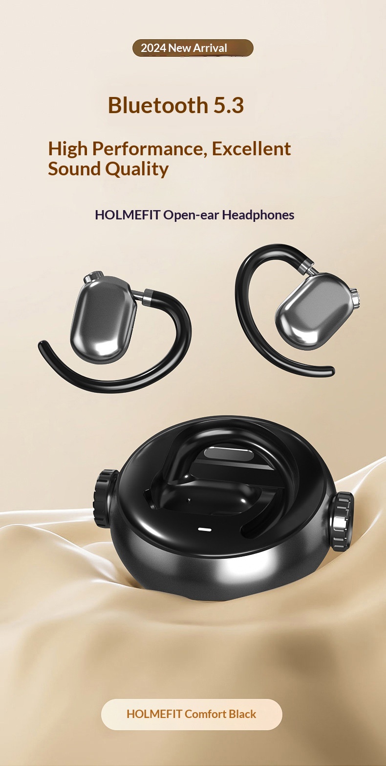 Smart Bluetooth Earphones With Voice Control & Noise Cancelling_voghion.com
