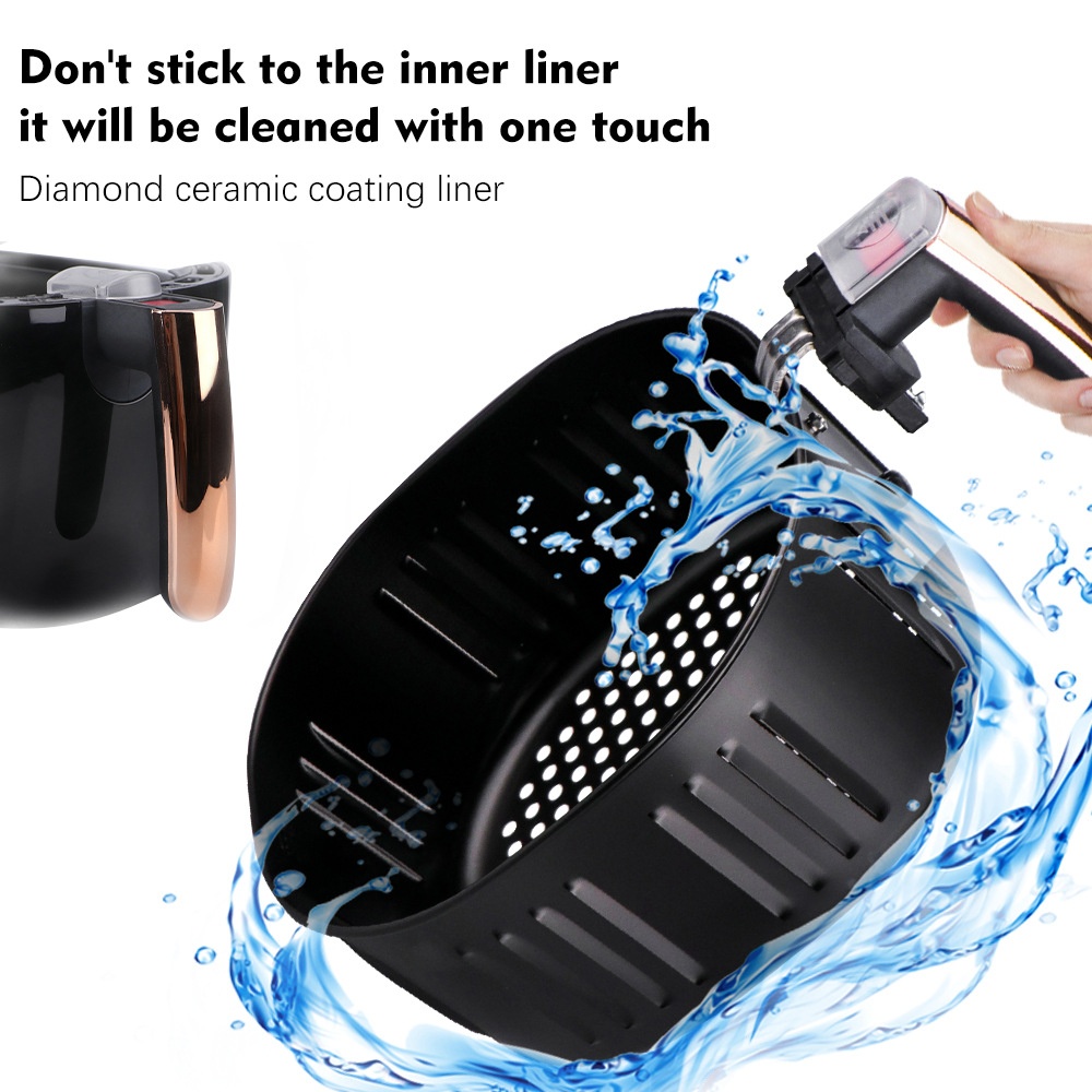 Smart Air Fryer With Touchscreen For Healthy Cooking_voghion.com