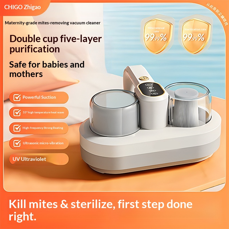 Chigo Kabelloser Handstaubsauger Mini-Staubsauger für den Haushalt, leistungsstark und grenzüberschreitend_voghion.com