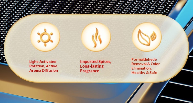 Air Freshener Solar-Powered Perfume Rotating Airplane Ornament Odor Removal Fragrance Long-Lasting Scent In Car_voghion.com