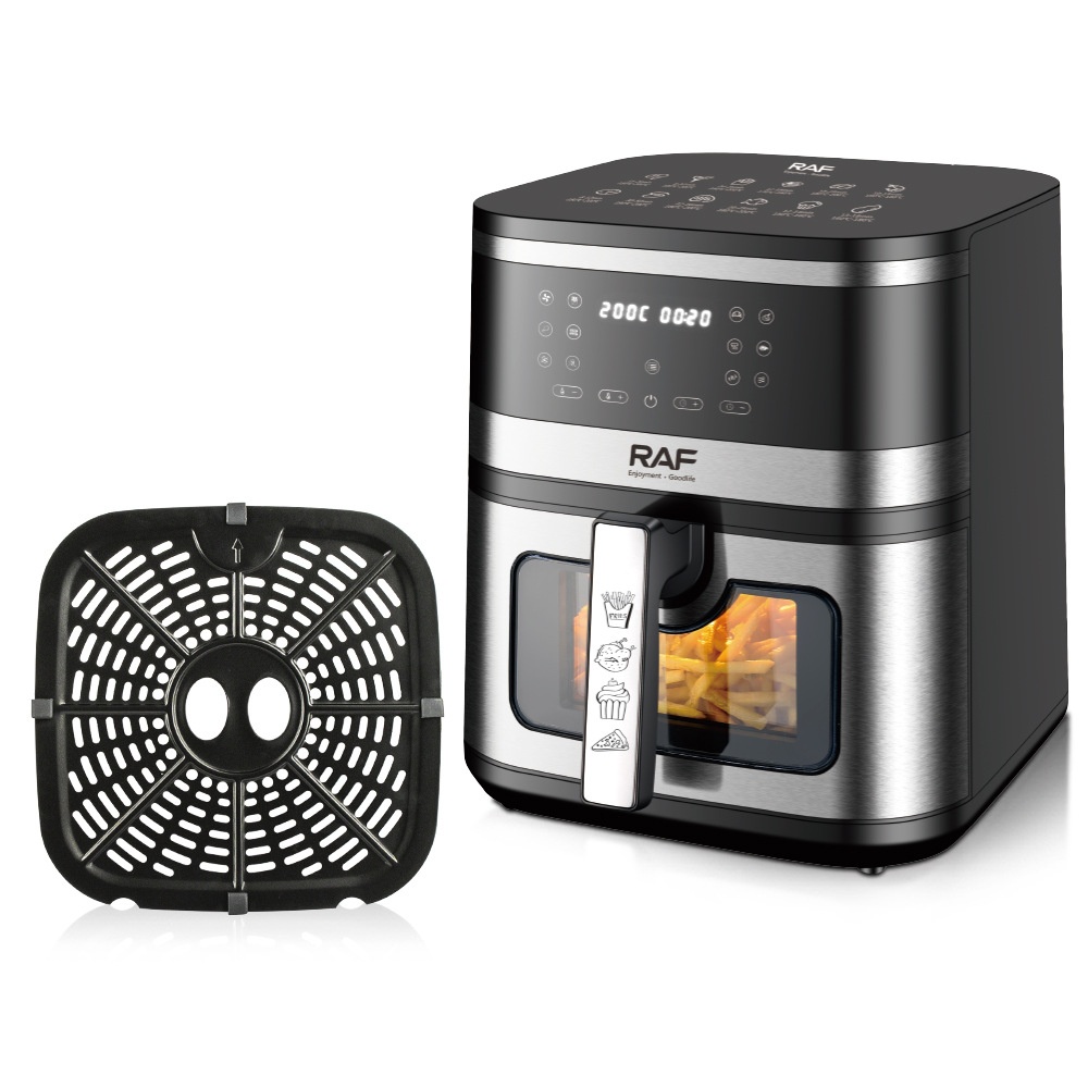 Large Capacity Electric Air Fryer With Electronic Touch Screen_voghion.com