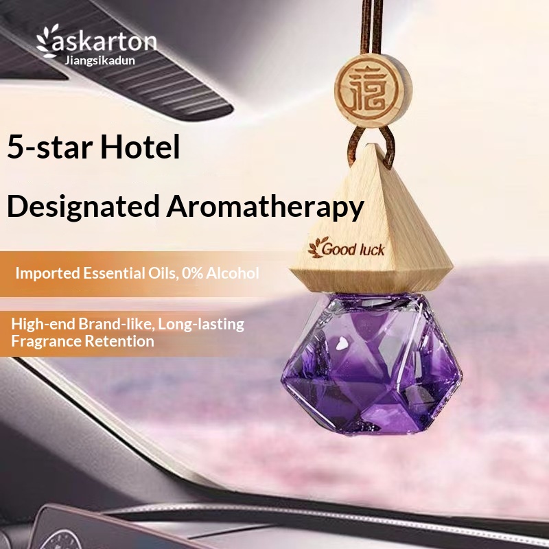Langlong Same Style Perfume Hanging Piece Car Interior Essential Oil Long-lasting Fresh Light Fragrance Pack_voghion.com
