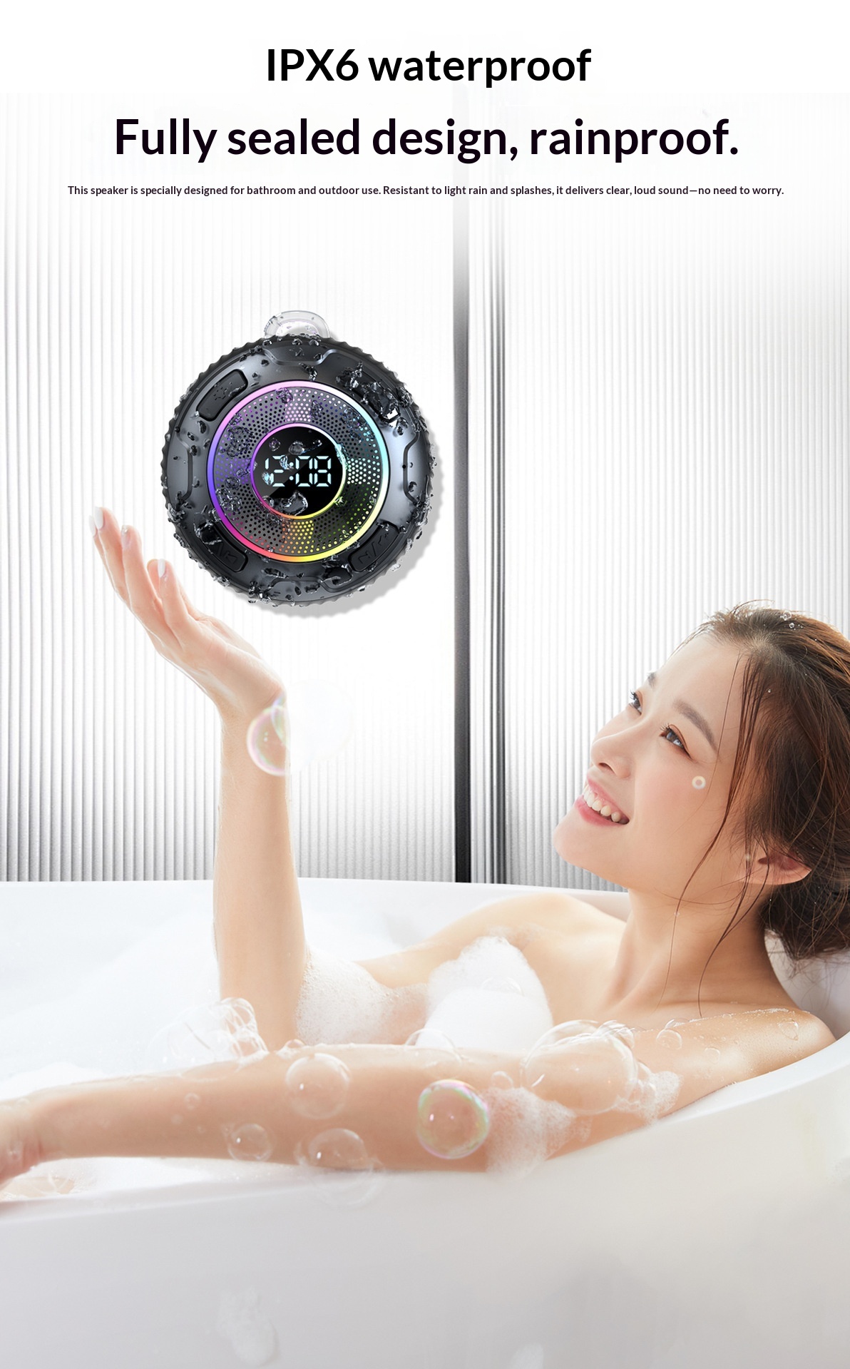Wireless Bluetooth Speaker With Rgb Colorful Lights And Heavy Bass_voghion.com