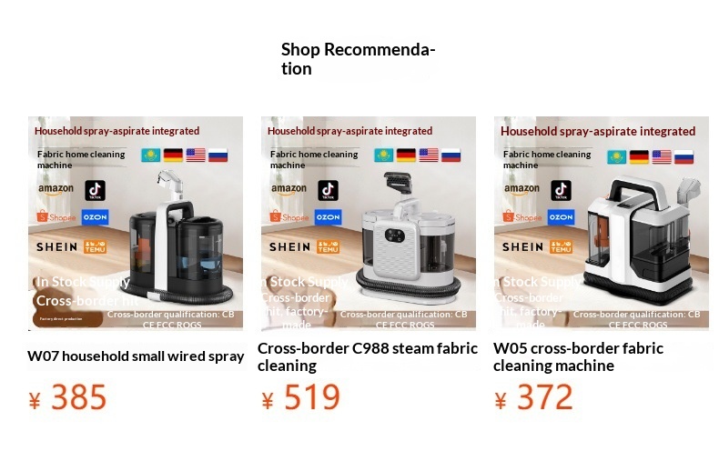 Aangepaste W06 textielreinigingsmachine, huishoudelijke stoomsterilisator met hoge temperatuur voor banken, tapijten en matrassen._voghion.com