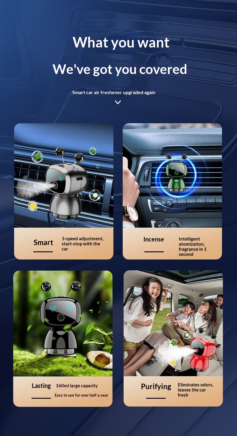 Diffuseur de parfum robot intelligent pour ventilation auto_voghion.com