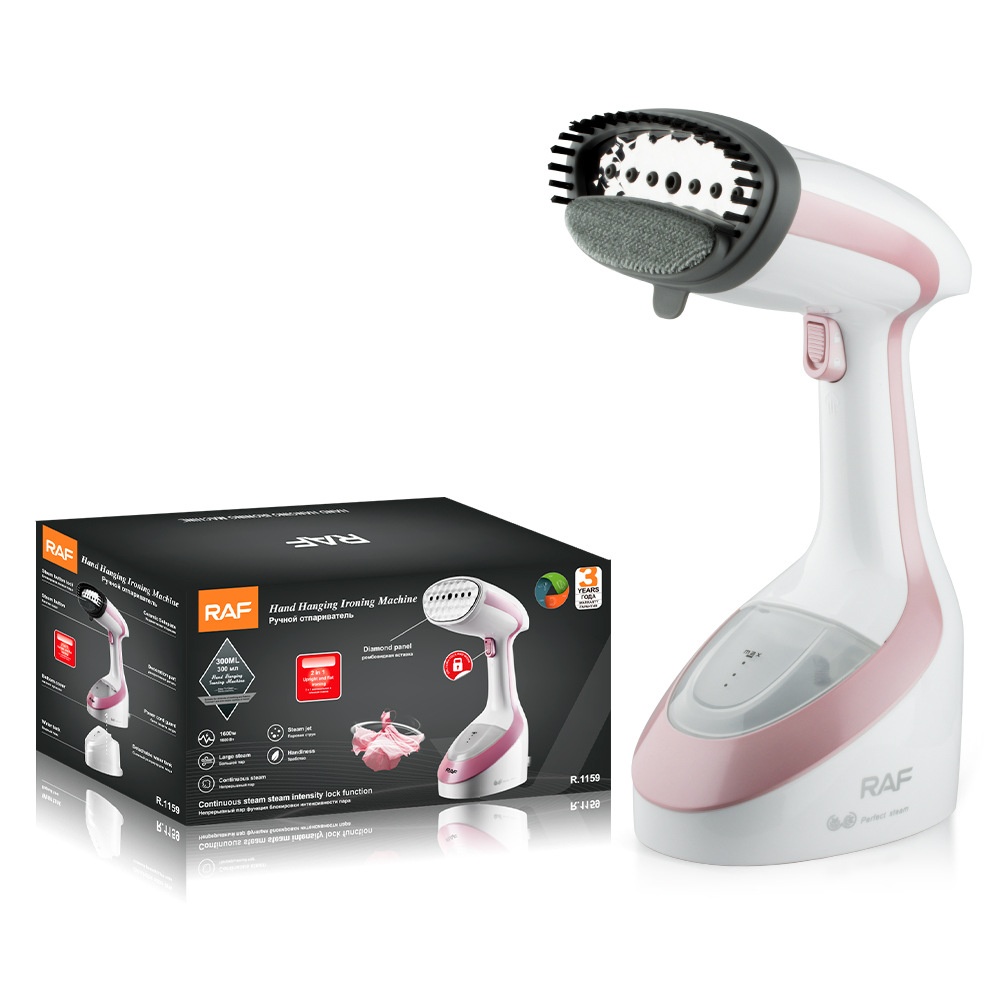 RAF EU Standard Cross-Border Handheld Electric Steam Small Household Mini Ironing Machine Garment Steamer Iron_voghion.com