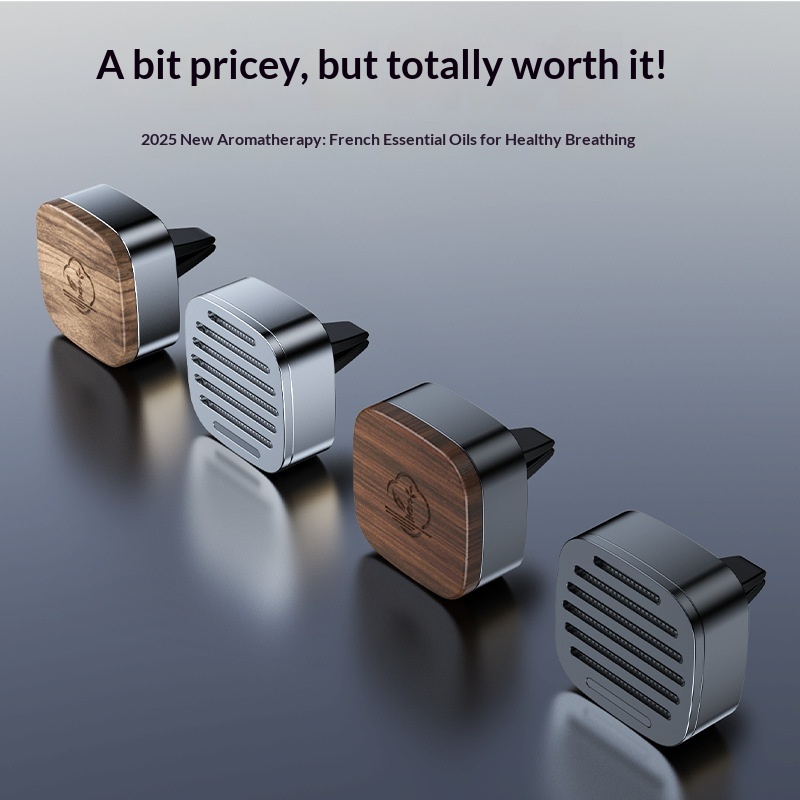 Ambientador de coche nuevo para transfronterizo, difusor de aleación completa natural para eliminar olores, perfume para coche._voghion.com