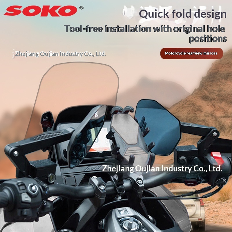 Compatible With BMW R1250GS ADV Waterbird Modified Carbon Fiber Rearview And Side Mirror 800MT 525X Accessories_voghion.com