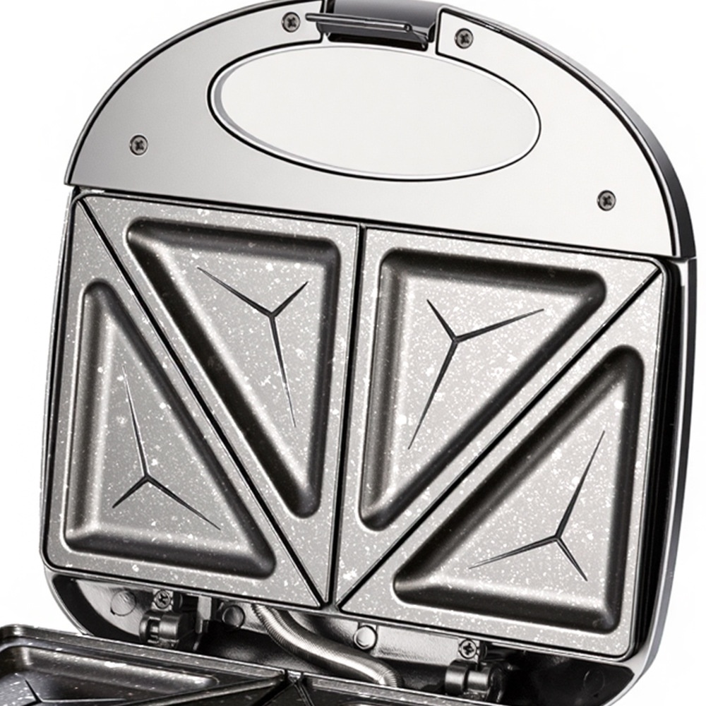 Macchina multifunzione per toast, waffle e colazione, riscaldante e per sandwich, conforme agli standard RAF UE, per uso domestico e transfrontaliero, modello 2578._voghion.com