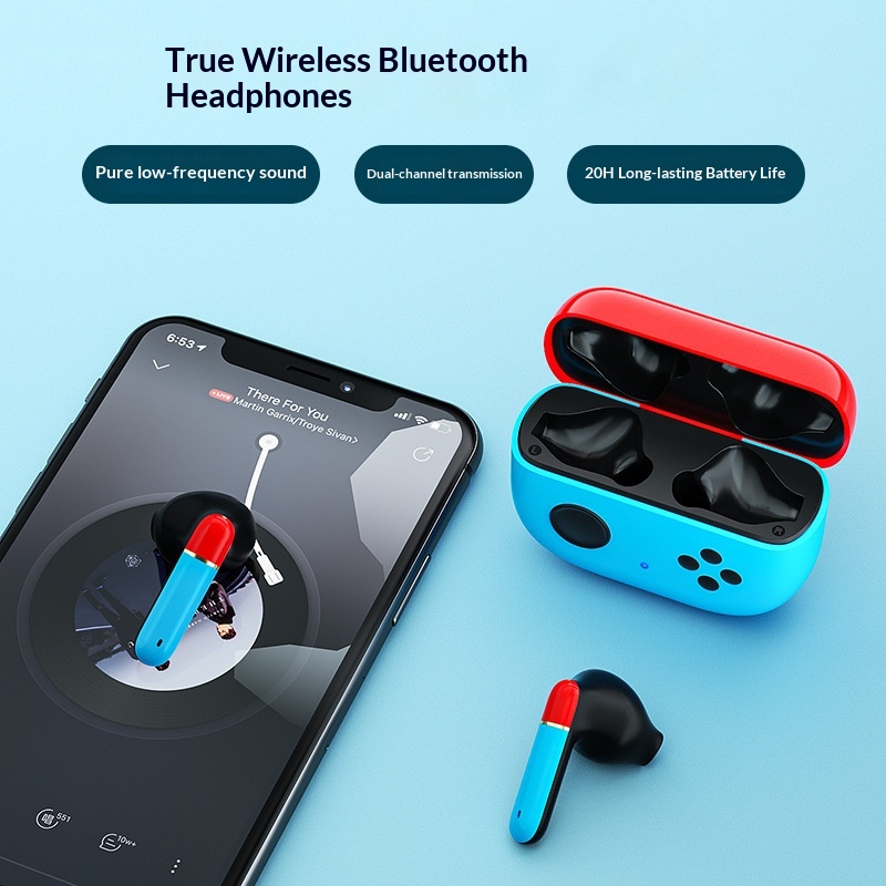Cross-border Hot-selling TWS Bluetooth Gaming E-sports ENC Call Noise Cancelling True Wireless Long Battery Life_voghion.com