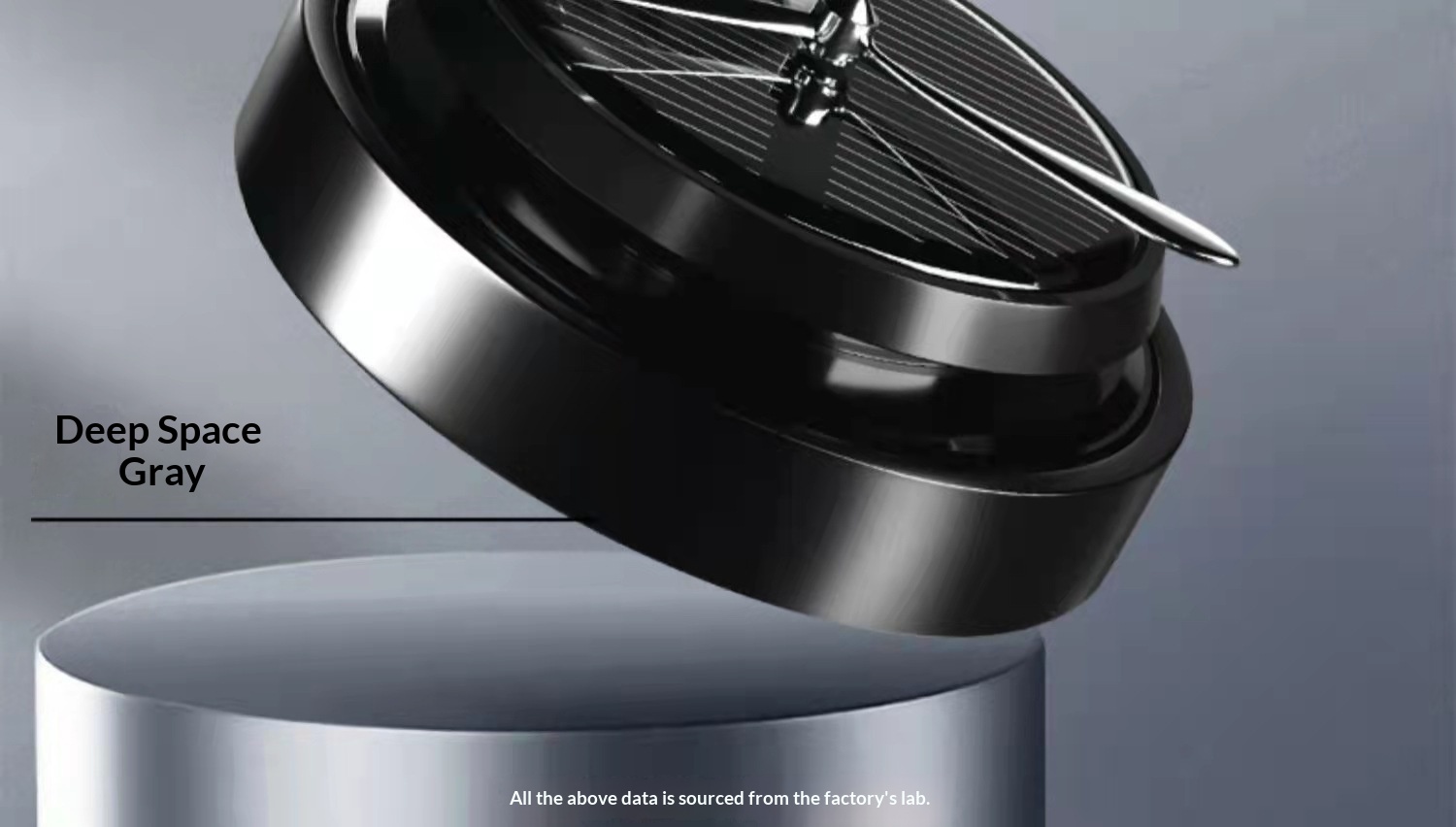 Deodorante per auto a energia solare diffusore rotante_voghion.com