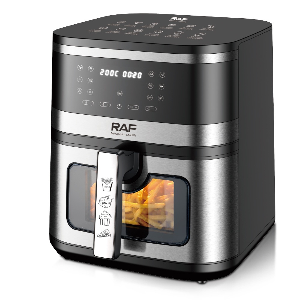 Large Capacity Electric Air Fryer With Electronic Touch Screen_voghion.com