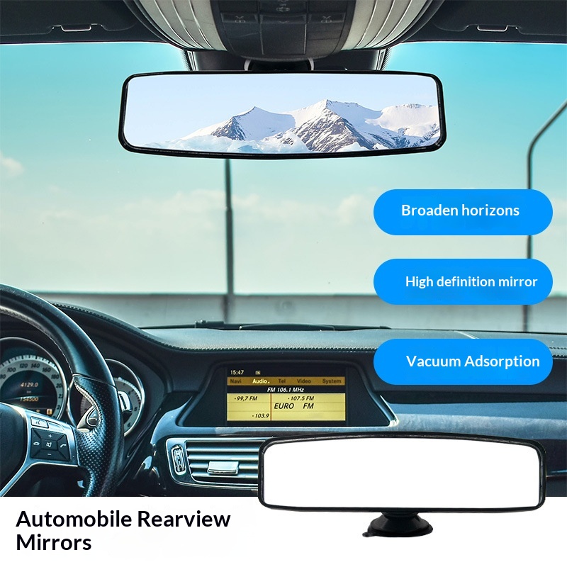 Source Factory Wide View Interior Custom Reversing HD Car Rearview Mirror_voghion.com