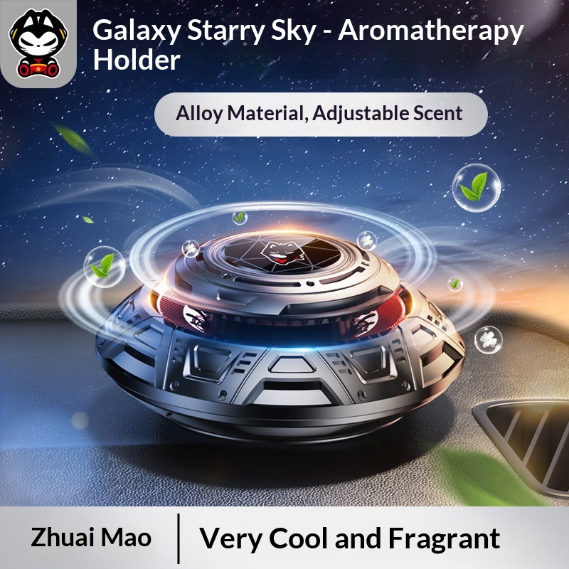 Car Air Freshener In Shape Of A Flying Saucer, Ornament For The Dashboard, Perfume, Stylish Cat Accessory, High-end Car_voghion.com