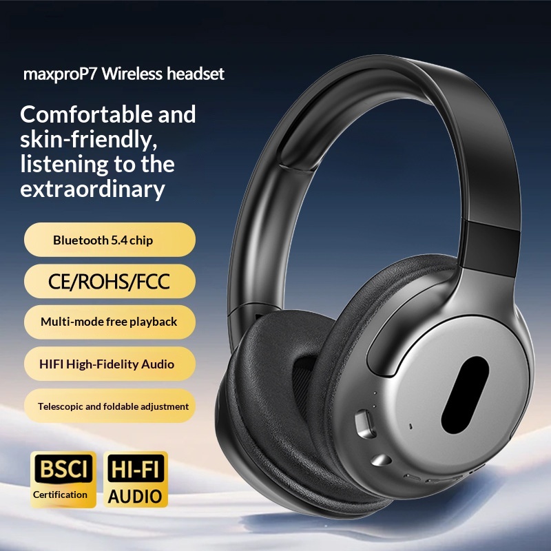 High-end P7 Wireless Over-ear Bluetooth Headphones Berlin Sound 2-in-1 Non-in-ear Suitable For Mobile Phones In Stock_voghion.com